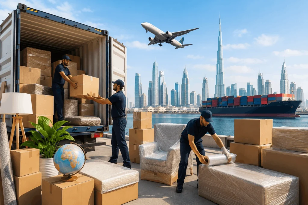 international movers in Dubai